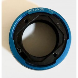 Konica Omega Hexanon lens (RA) adapter for Fuji  GFX  mount cameras with shutter